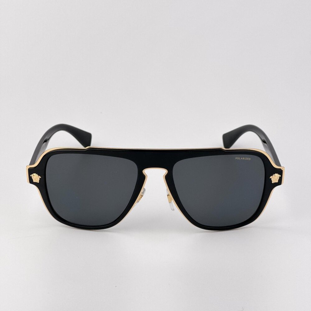 Versace Women’s Sunglasses – Black Aviator Frame | VE2199 100281